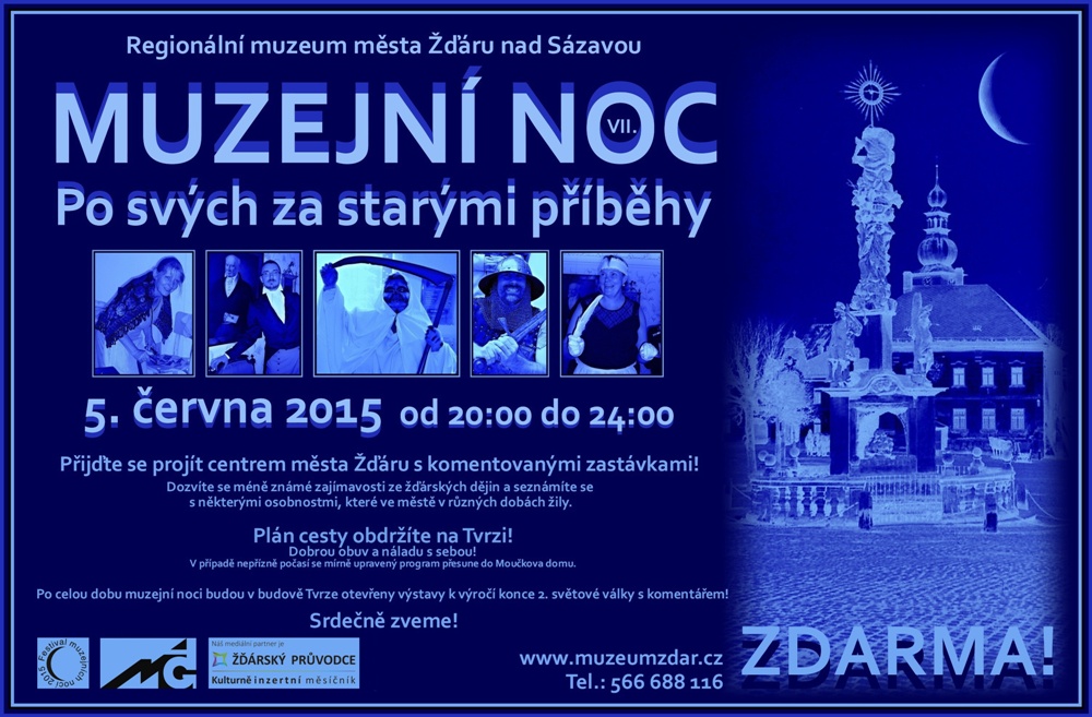 Muzejní noc 2016 Žďár nad Sázavou